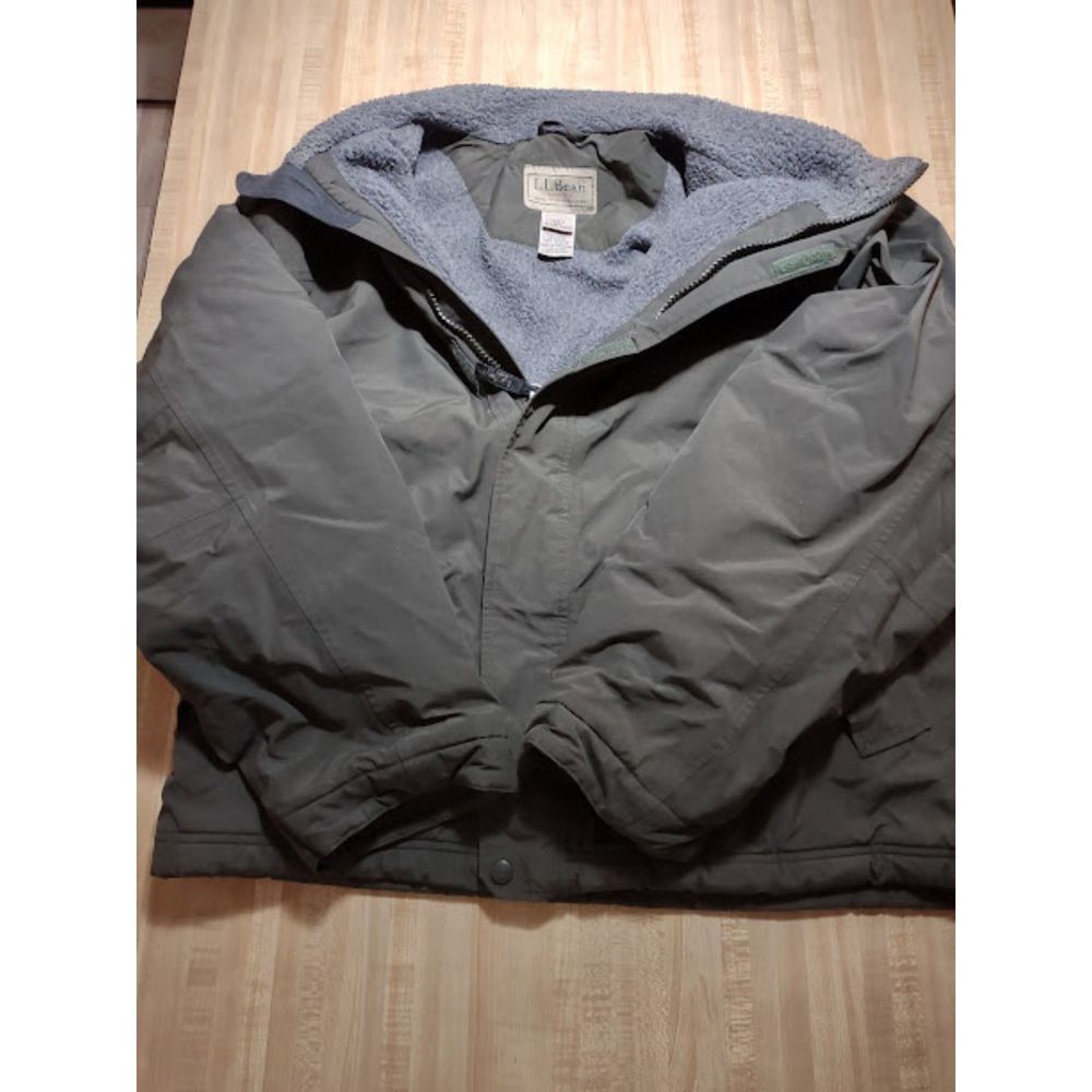 Men's XL Grey Heavy Jacket LL Bean Size XL
